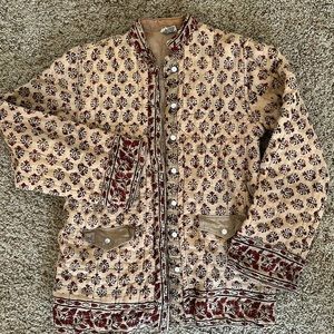 Vintage quilt jacket - made in india